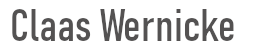 Claas Wernicke